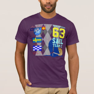 Camiseta Fuzileiro naval Argyle de Richman do porto da