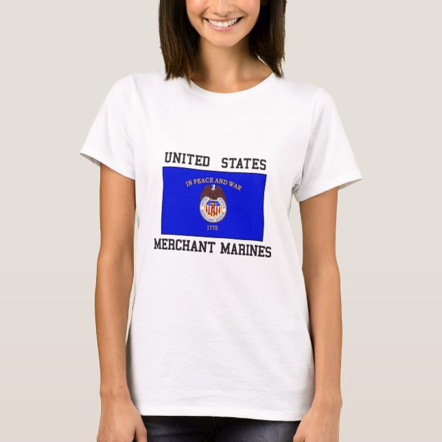 Camiseta Fuzileiro naval mercante dos E.U. (Frente)