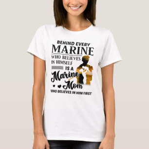Camiseta Fuzileiro Que Acredita Que É Uma Mãe Marinha Vet