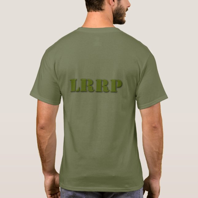 Camiseta Fuzileiros navais LRRPS LRRP Recon da força aérea (Verso)
