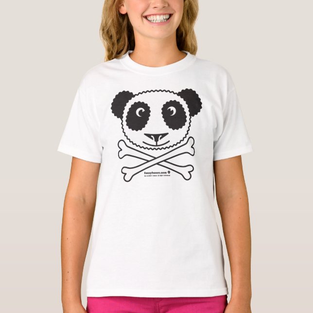 Camiseta Fuzzybones™ Panda (Gong) (Frente)