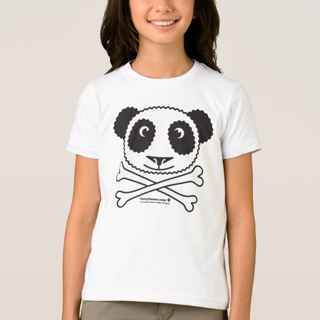 Camiseta Fuzzybones™ Panda (Gong) (Frente)