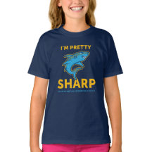 FVES Eu sou Bonito Sharp, Jovem/Marinho T-Shirt