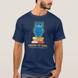 Camiseta FVMS Know-It-Owl, Marinho