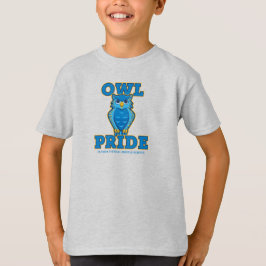 Camiseta FVMS Owl Pride, Ash/Juventude