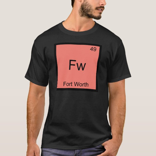 Camiseta Fw - Símbolo do Elemento Químico da Cidad (Frente)