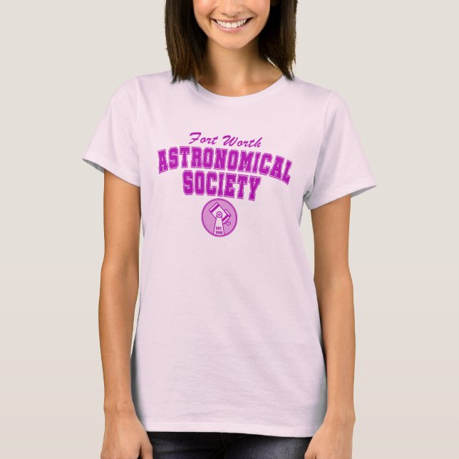 Camiseta FWAS Collegiate Purple em T-Shirt da Mulher (Frente)