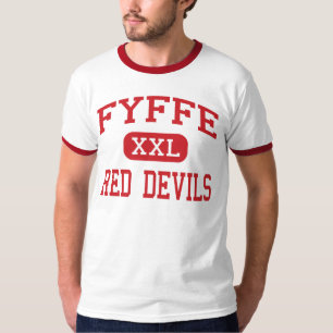 Camiseta Fyffe - diabos vermelhos - segundo grau - Fyffe