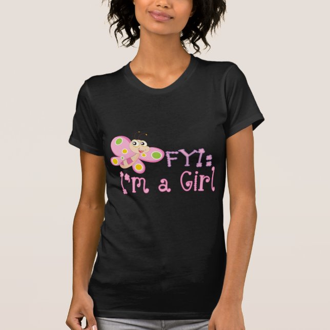 Camiseta FYI: Sou uma borboleta (Frente)