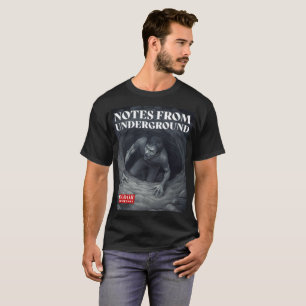 Camiseta Fyodor Dostoevsky cita escritores russos