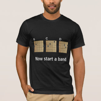 Camiseta G C D… começa agora uma banda