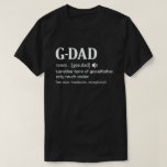 Camiseta G-Dad Definition Funny Meaning Cool Grandpa Gift<br><div class="desc">Get this fun and sarcastic saying outfit for proud grandpa who loves his adorable grandkids,  grandsons,  
granddaughters on father's day or christmas,  grandparents day,  Wear this to recognize your sweet and cool grandfather in the entire world!</div>