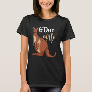 Camiseta G Dia Companheiro Animal de Zoológico Australiano