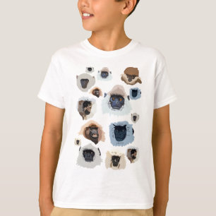 Camiseta G é para Cinza Langur