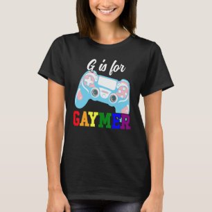 Camiseta G É Para Gaymer Gaming Controller Orgulho gay Lgbt