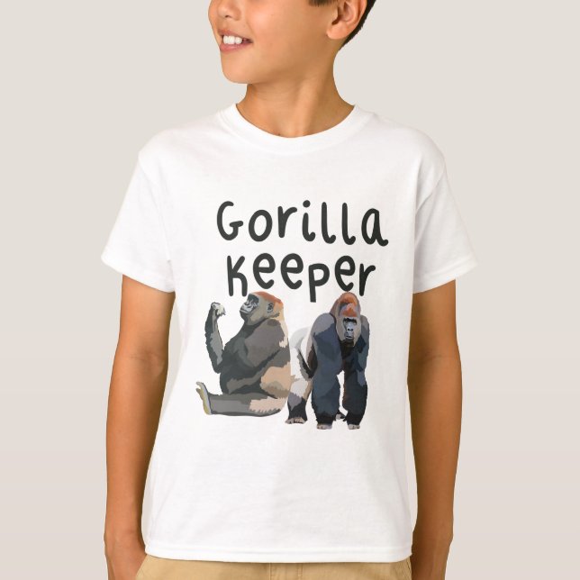 Camiseta G é para Gorilla Keeper (Frente)