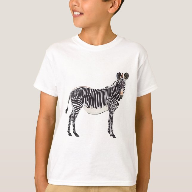 Camiseta G é para Grevy Zebra (Frente)