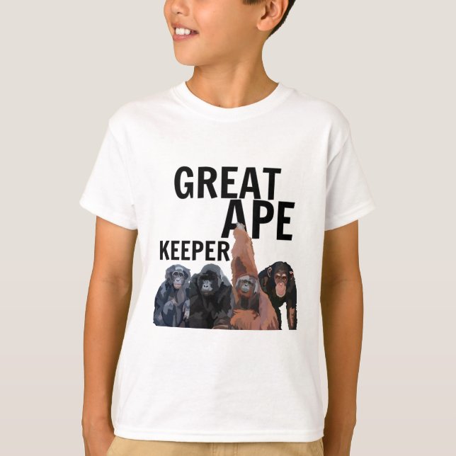 Camiseta G é para o Excelente Ape Keeper (Frente)