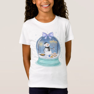 Camiseta G globo de neve de Chanukah
