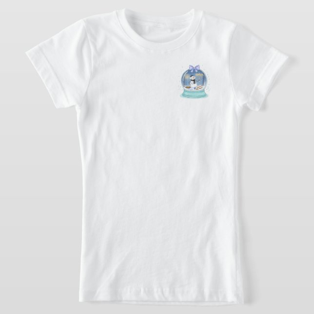 Camiseta G globo de neve de Chanukah (Postura )