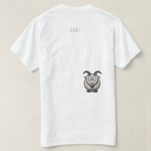 Camiseta G.O.A.T (grande de toda a hora) & clipart