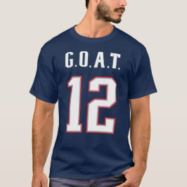 Camiseta G.O.A.T. Número 12