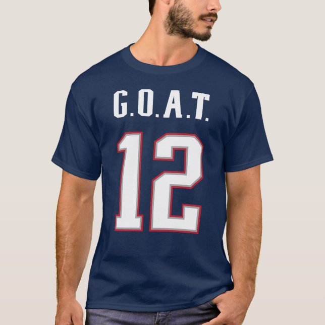 Camiseta G.O.A.T. Número 12 (Frente)