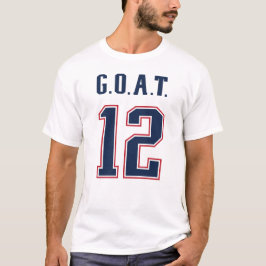 Camiseta G.O.A.T. Número 12