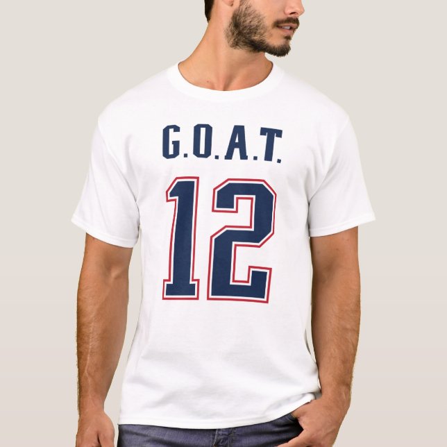 Camiseta G.O.A.T. Número 12 (Frente)