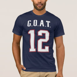Camiseta G.O.A.T. Número 12