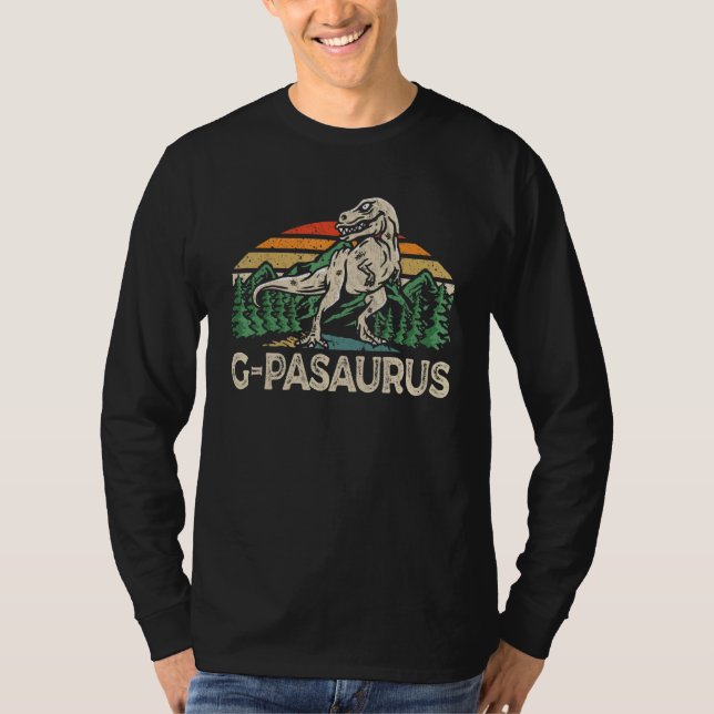 Camiseta G Pasaurus Dinossaur Avô G Pa Saurus D (Frente)