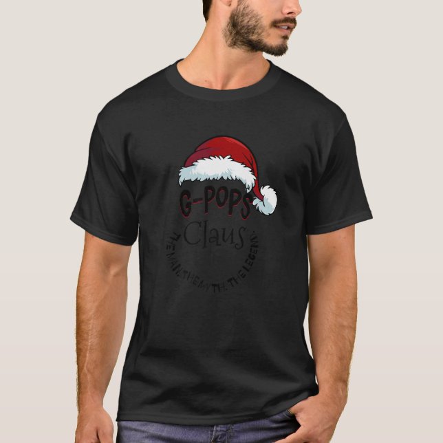 Camiseta G Pop Claus Happy New Papai Noel Natal (Frente)
