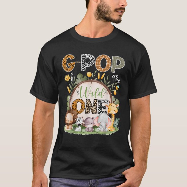 Camiseta G Pop da Selvagem Safari Selvagem de Um primeiro a (Frente)