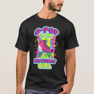 Camiseta G Pop Do Cilindro De Rapariga De Aniversário Skate