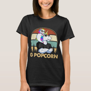 Camiseta G Popcorn - Unicorn G Pop E Dia de os pais De Bebê
