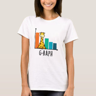 Camiseta G-raph Funny Giraffe Graph Pun