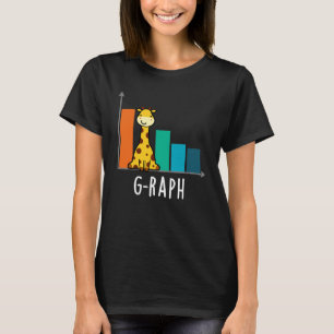 Camiseta G-raph Funny Giraffe Graph Pun Dark BG