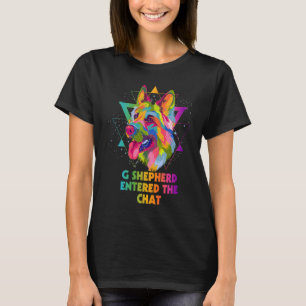 Camiseta G Shepherd Entrou na Conversa Humor de Pastor Ale
