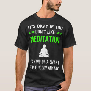 Camiseta G Smart People Meditate Zen