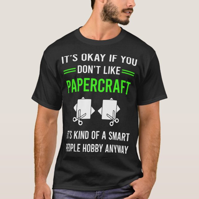 Camiseta G Smart Pessoas Papercraft Paper Design Carafting (Frente)