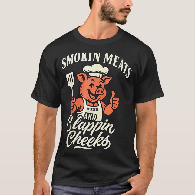 Camiseta G Smokin Meats Clapn Cheeks  (Frente)