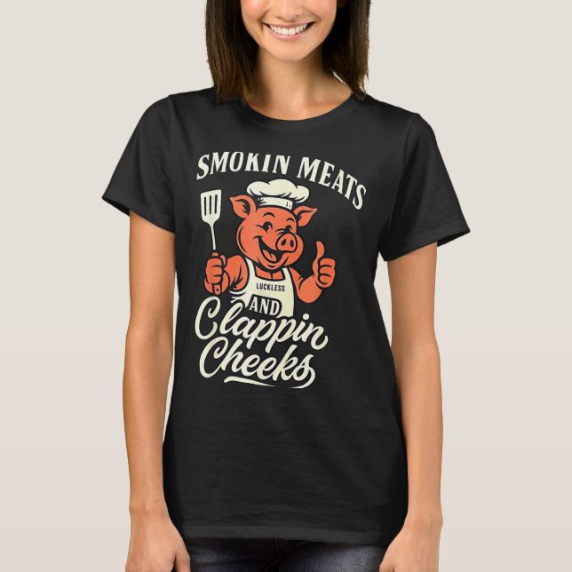 Camiseta G Smokin Meats Clapn Cheeks  (Frente)
