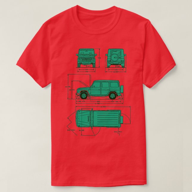 Camiseta G Wagen menta (Frente do Design)