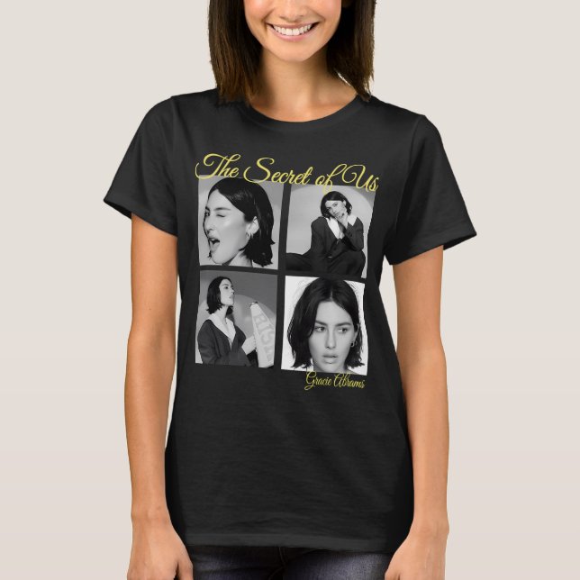 Camiseta Ga O Segredo de Nós Gracie Abrams (Frente)