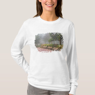 Camiseta GA Savannah, Azaleas junto à calçada e