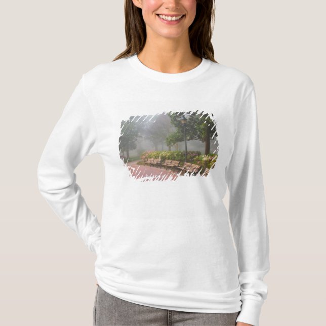 Camiseta GA Savannah, Azaleas junto à calçada e (Frente)