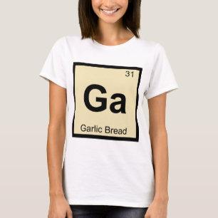 Camiseta GA - Símbolo da mesa periódica da química do p
