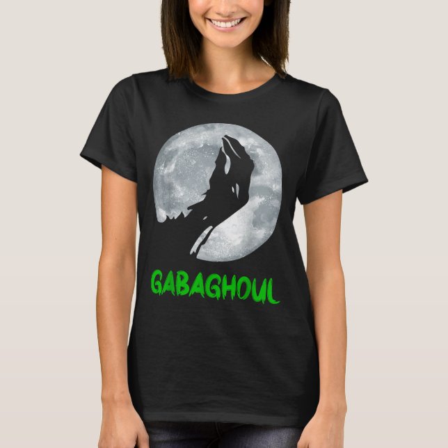 Camiseta Gabaghoul Funny Hand Moon Bigfoot Santa Christmas  (Frente)