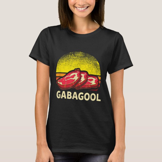 Camiseta Gabagool Cacola Meat Lover New Jersey Italian Gift (Frente)