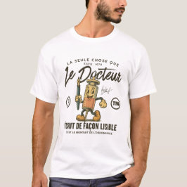 Camiseta Gabão: a única coisa que o médico escreve